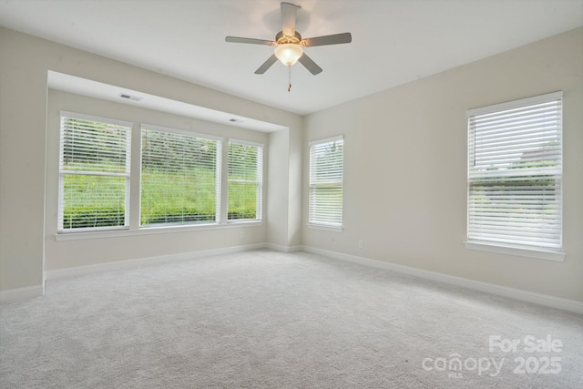 467 Granite Lake Ct, Denver, NC 28037 - empty room featuring ceiling fan, baseboards, and carpet flooring