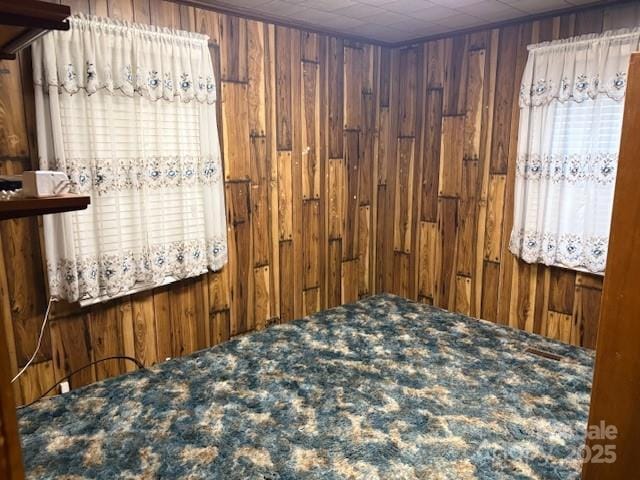 1014 Skyway Dr, Kannapolis, NC 28083 - bedroom featuring wooden walls