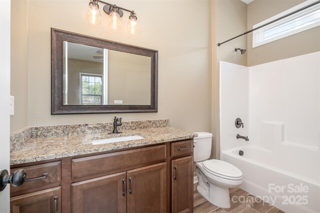 3105 Bonterra Blvd, Indian Trail, NC 28079 - full bath with toilet, vanity, and  shower combination