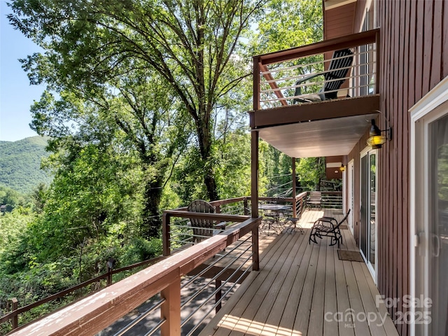 80 Hidden Falls Rd, Maggie Valley, NC 28751 - view of deck
