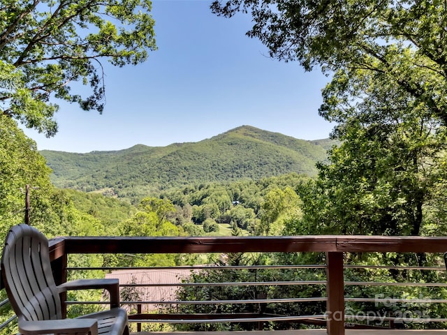 80 Hidden Falls Rd, Maggie Valley, NC 28751 - view of mountain background featuring a forest