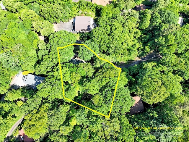 80 Hidden Falls Rd, Maggie Valley, NC 28751 - aerial overview of property's location featuring property parcel outlined