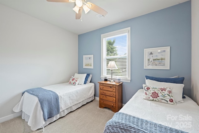 528 Sandbar Pt, Clover, SC 29710 - carpeted bedroom with a ceiling fan and baseboards
