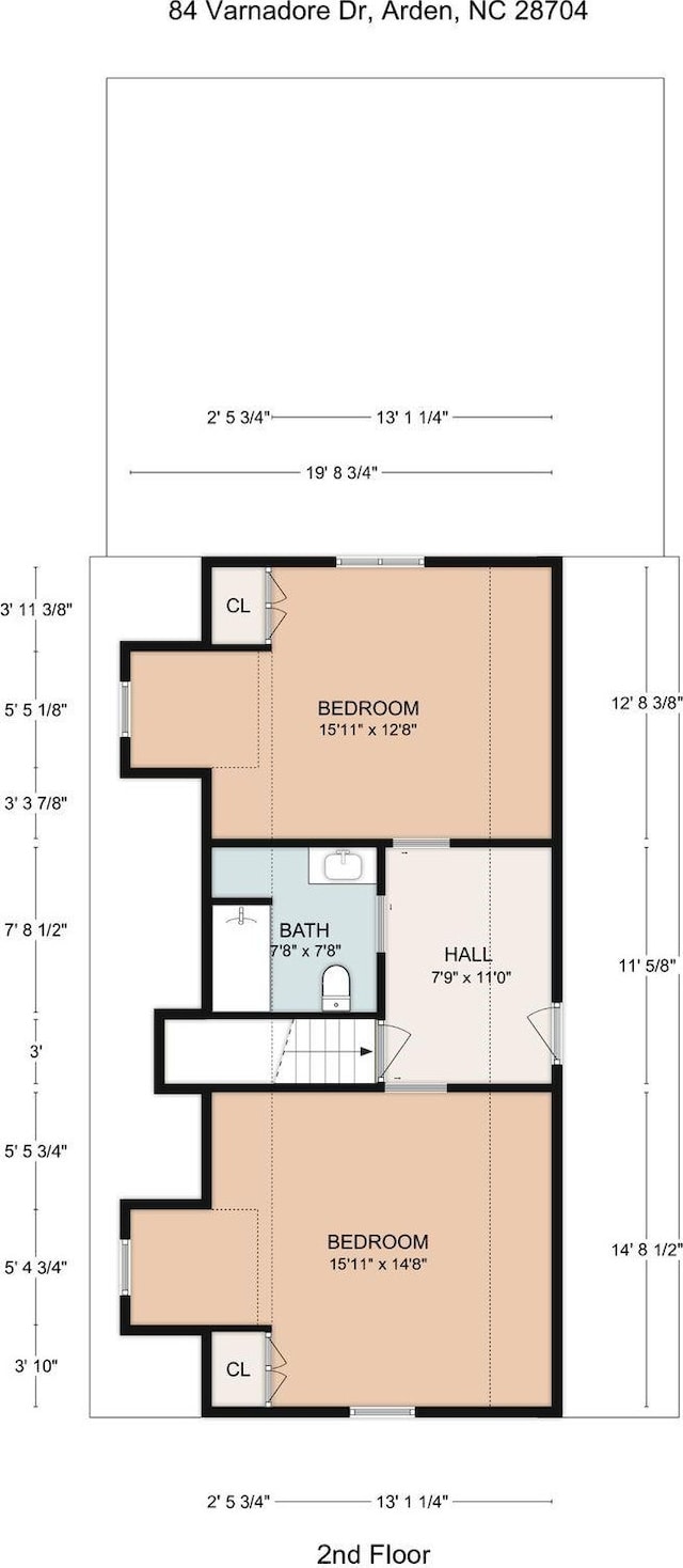 84 Varnadore Dr, Arden, NC 28704 - view of property floor plan