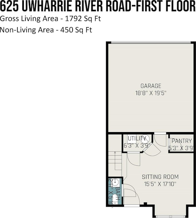 625 Uwharrie River Rd, Charlotte, NC 28211 - room layout