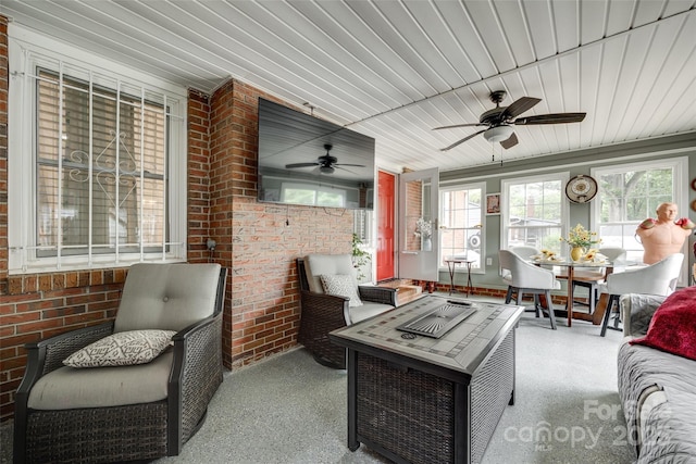 622 University Dr, Rock Hill, SC 29730 - sunroom / solarium with ceiling fan