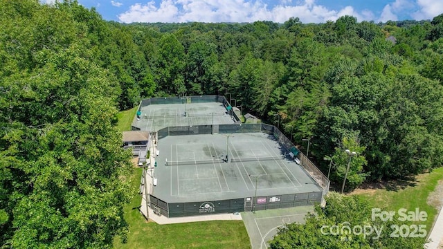 2725 Cotton Planter Ln, Charlotte, NC 28270 - drone / aerial view of a forest