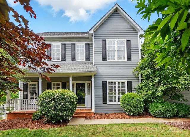 2725 Cotton Planter Ln, Charlotte, NC 28270 - view of front of house featuring a shingled roof