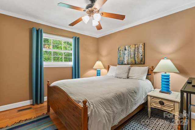 27 Dixon Ter, Candler, NC 28715 - bedroom with wood finished floors and ceiling fan