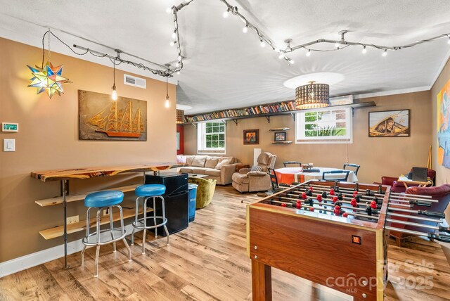 27 Dixon Ter, Candler, NC 28715 - playroom with track lighting and wood finished floors