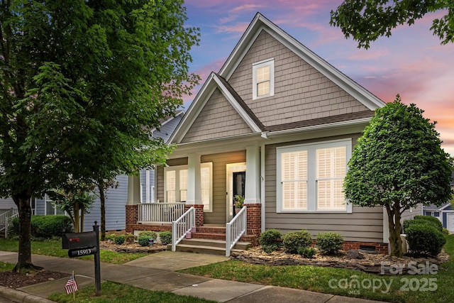 15913 Trenton Place Rd, Huntersville, NC 28078 - view of front of property featuring a porch