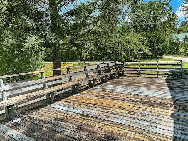 361 Settlemyer Rd, Morganton, NC 28655 - dock area with a deck