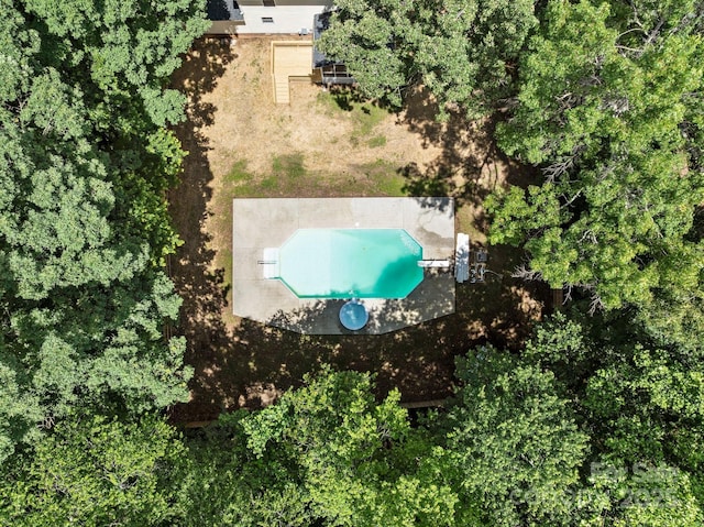 219 Proctor Dr, Salisbury, NC 28147 - view from above of property featuring a pool