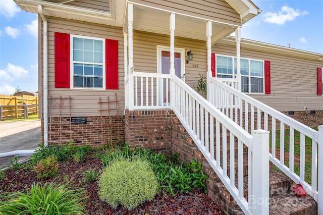 509 Brawley Rd Unit 7, Cleveland, NC 27013 - view of exterior entry with crawl space