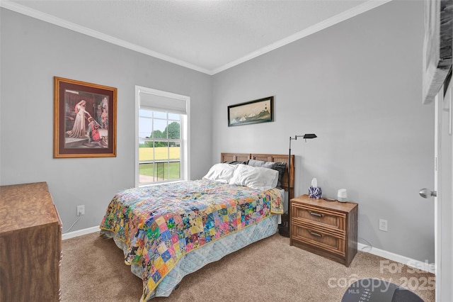 509 Brawley Rd Unit 7, Cleveland, NC 27013 - bedroom with crown molding, carpet, and baseboards