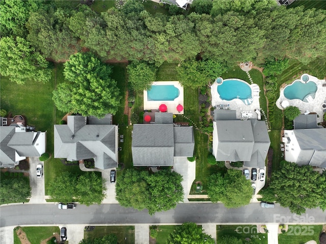 8612 Tintinhull Ln, Waxhaw, NC 28173 - aerial overview of property's location with a pool