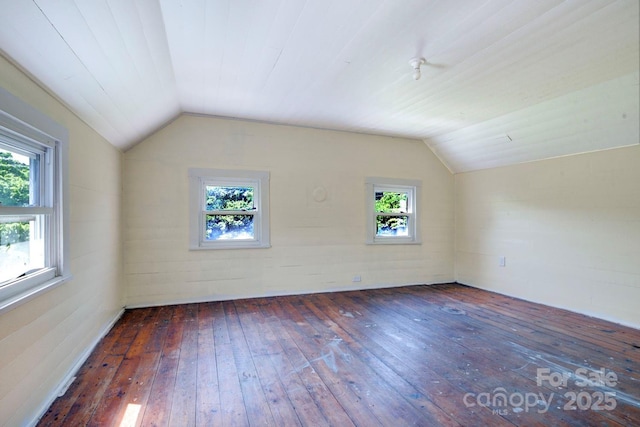 5604 NC-152 Hwy E, Rockwell, NC 28138 - additional living space featuring hardwood / wood-style floors, vaulted ceiling, and plenty of natural light
