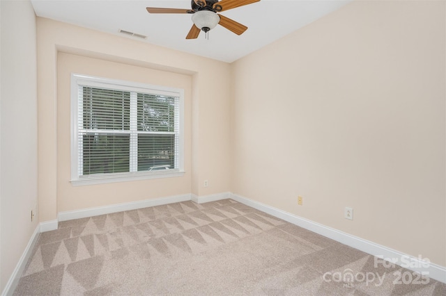 2324 Bonterra Blvd, Indian Trail, NC 28079 - unfurnished room featuring light colored carpet, ceiling fan, and baseboards