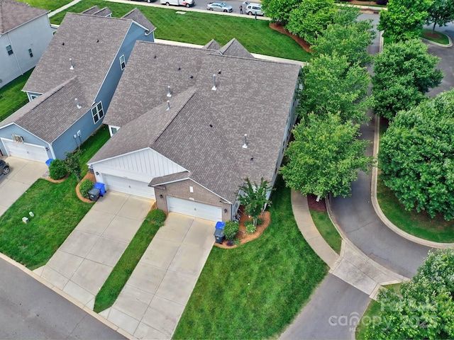 aerial view of property and surrounding area