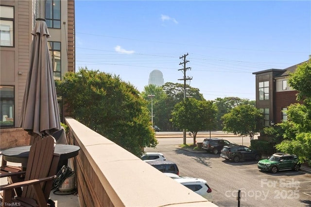 810 W 4th St Unit 201, Winston Salem, NC 27101 - view of patio featuring a balcony