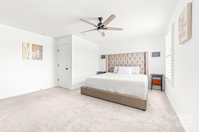 711 Bellmouth Rd, Clover, SC 29710 - carpeted bedroom featuring baseboards and ceiling fan