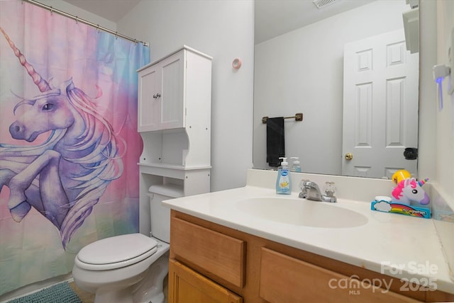 8511 Redding Glen Ave, Charlotte, NC 28216 - bathroom with vanity and toilet