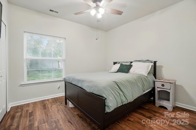 2426 Tory Oak Pl, Matthews, NC 28105 - bedroom featuring wood finished floors and ceiling fan