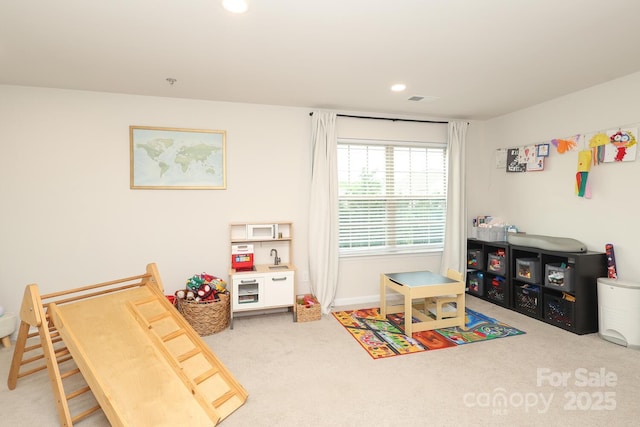 1914 Loggerhead Dr, Lancaster, SC 29720 - recreation room featuring carpet and recessed lighting