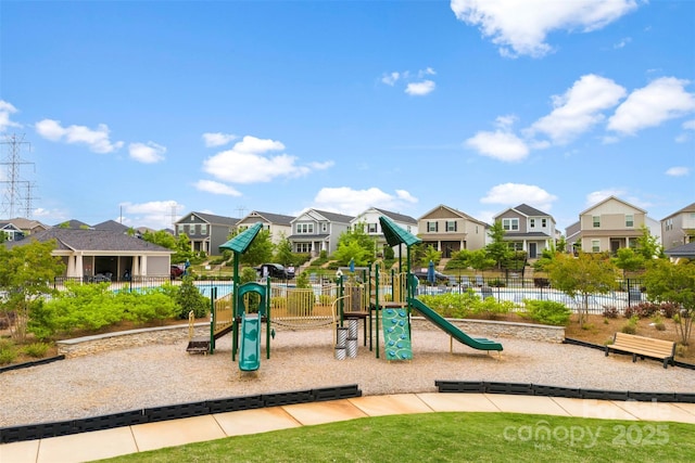 11518 Solstice Way, Huntersville, NC 28078 - community play area with a residential view and fence