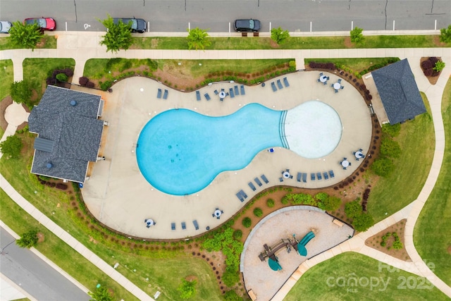 11518 Solstice Way, Huntersville, NC 28078 - bird's eye view of a pool