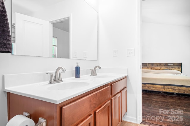 9437 Macquarie Ln, Charlotte, NC 28227 - bathroom with double vanity