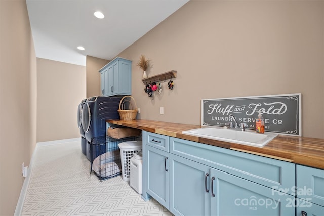 930 Hawley Rd, Mcconnells, SC 29726 - office space with a sink, baseboards, and recessed lighting
