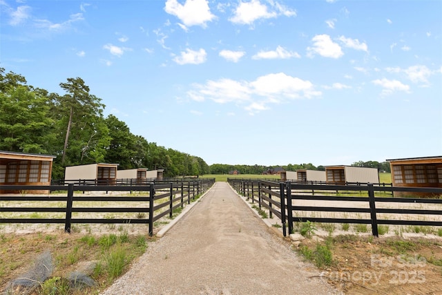 1822 Irby Rd, Monroe, NC 28112 - exterior space featuring an exterior structure, a view of rural / pastoral area, and an outdoor riding arena