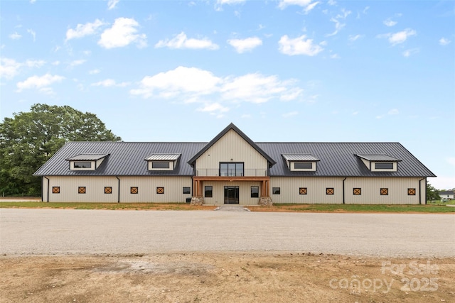 1822 Irby Rd, Monroe, NC 28112 - view of front of house with a standing seam roof and metal roof
