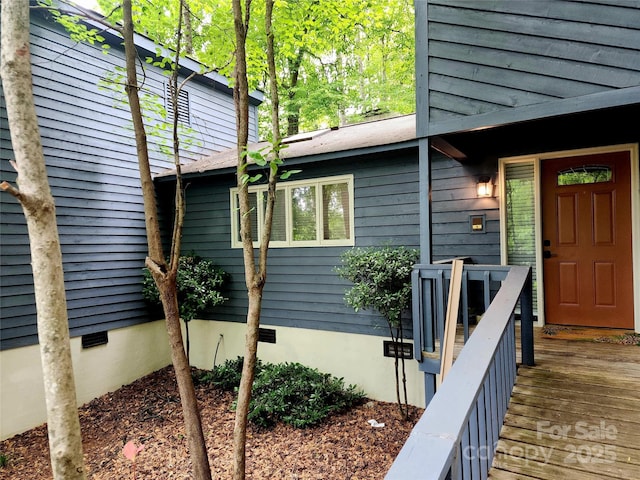 2800 Patio Ln, Gastonia, NC 28056 - view of exterior entry with crawl space