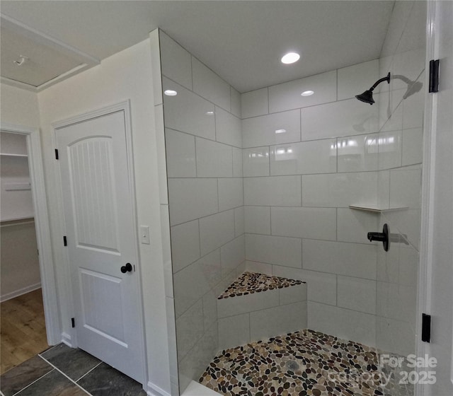 280 Haven Ridge Ln N, Marion, NC 28752 - full bath with tiled shower