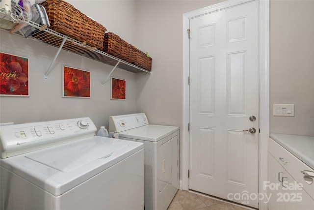 2021 Pinyon Ln, Lancaster, SC 29720 - washroom with washer and clothes dryer and light tile patterned flooring