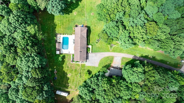 4916 Leepers Creek Rd, Maiden, NC 28650 - aerial view of property's location featuring a pool
