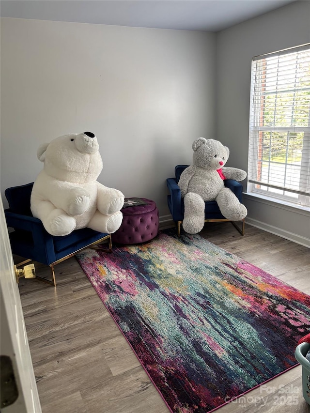 10826 Claude Freeman Dr, Charlotte, NC 28262 - rec room featuring wood finished floors and baseboards