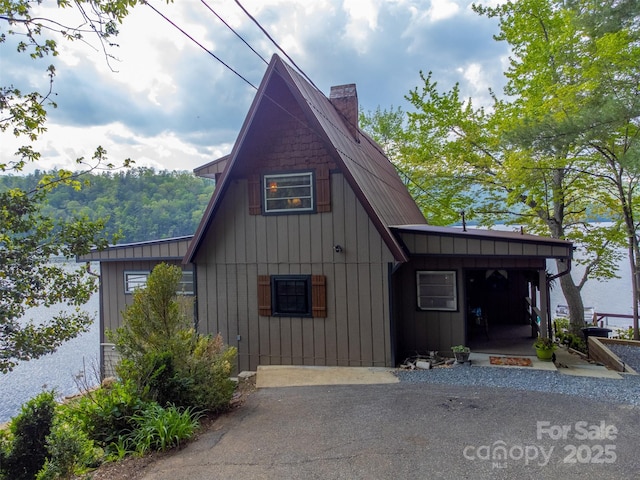 214 Sequoyah Trl, Robbinsville, NC 28771 - view of front of home featuring a chimney