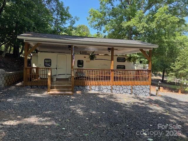 148 Trivette Trl, Mount Gilead, NC 27306 - view of front facade featuring a porch