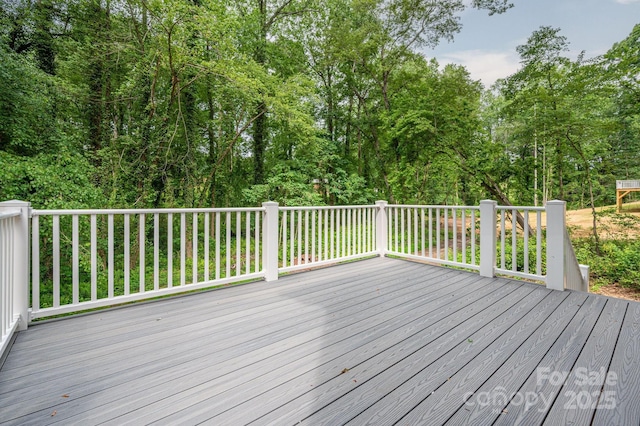1941 32nd St NE, Hickory, NC 28601 - view of wooden deck
