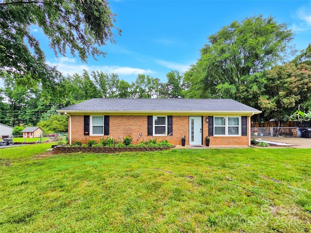 4108 Mellon Rd, Matthews, NC 28104 - single story home featuring brick siding