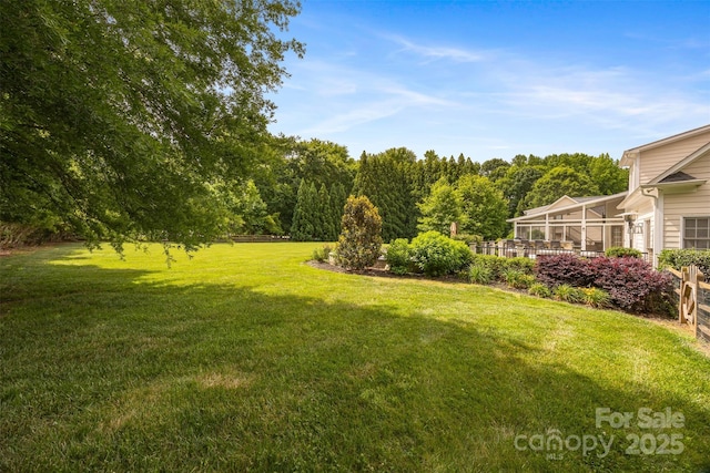 6409 Barkley Farm Rd, Huntersville, NC 28078 - view of green lawn featuring a sunroom