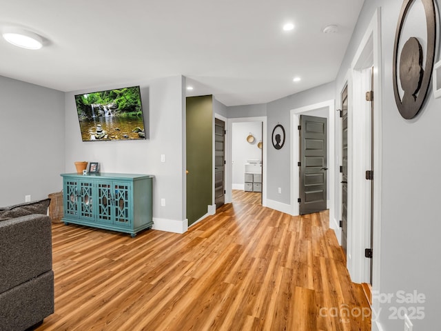 20 Phillip Ln, Arden, NC 28704 - living area featuring light wood-type flooring, baseboards, and recessed lighting