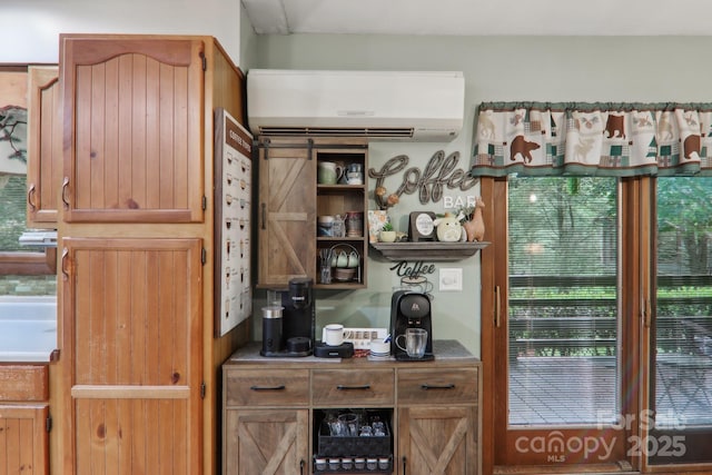 457 Shady Ridge Rd, Waynesville, NC 28785 - bar area with a wall unit AC