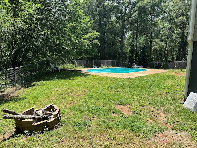 259 Oakland Heights Rd, Forest City, NC 28043 - view of yard with an outdoor fire pit