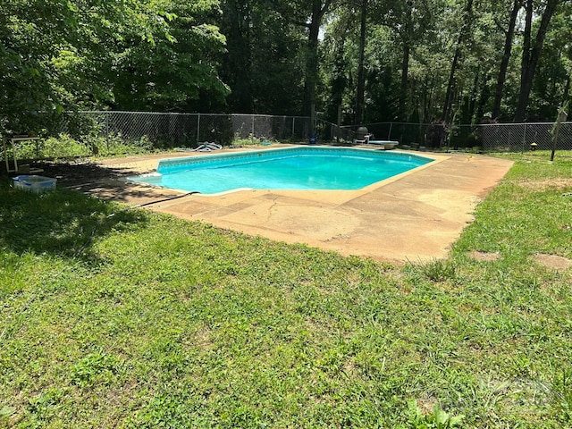 259 Oakland Heights Rd, Forest City, NC 28043 - view of pool with a diving board and a patio