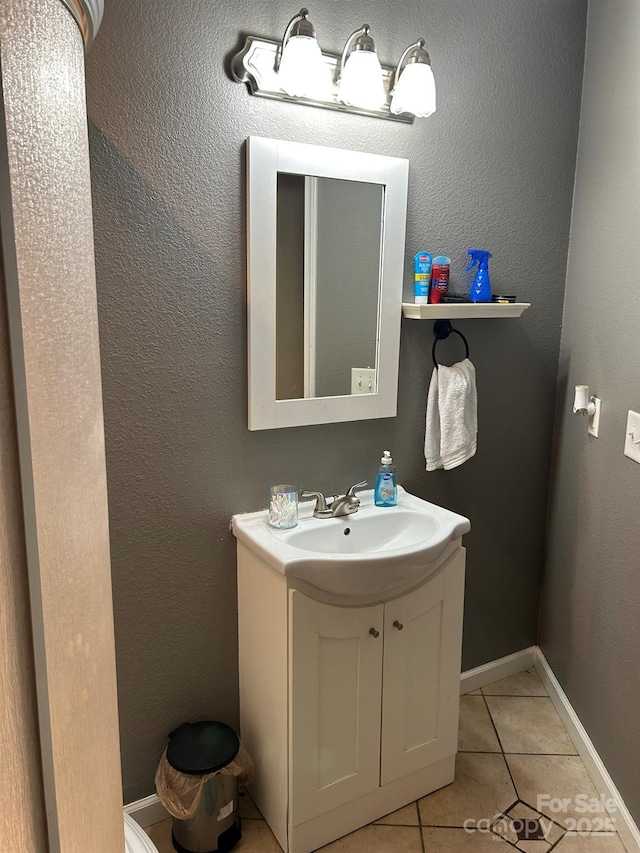 259 Oakland Heights Rd, Forest City, NC 28043 - bathroom featuring tile patterned floors and vanity