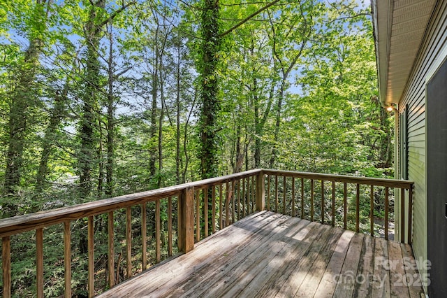 124 Hilltop Rd, Black Mountain, NC 28711 - view of wooden deck